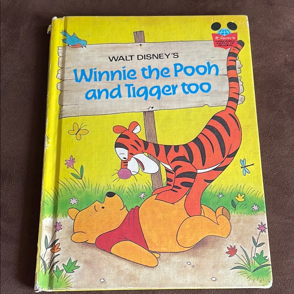 Winnie the Pooh and Tigger Too Disney Book Club Edition 1975 Hardcover